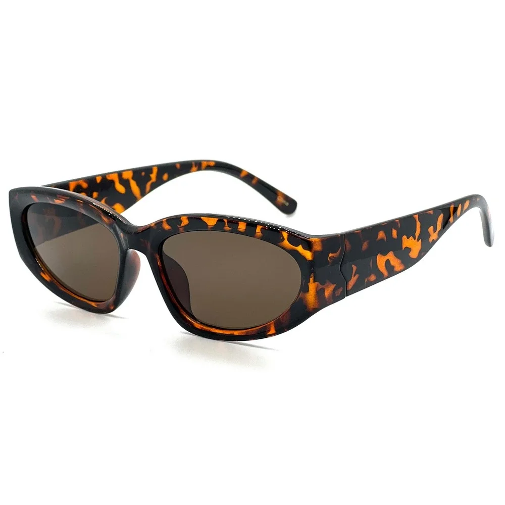 Tortoise Sunglasses Womens Oval Frames Retro Fashion Sun Glasses Elegant Driving